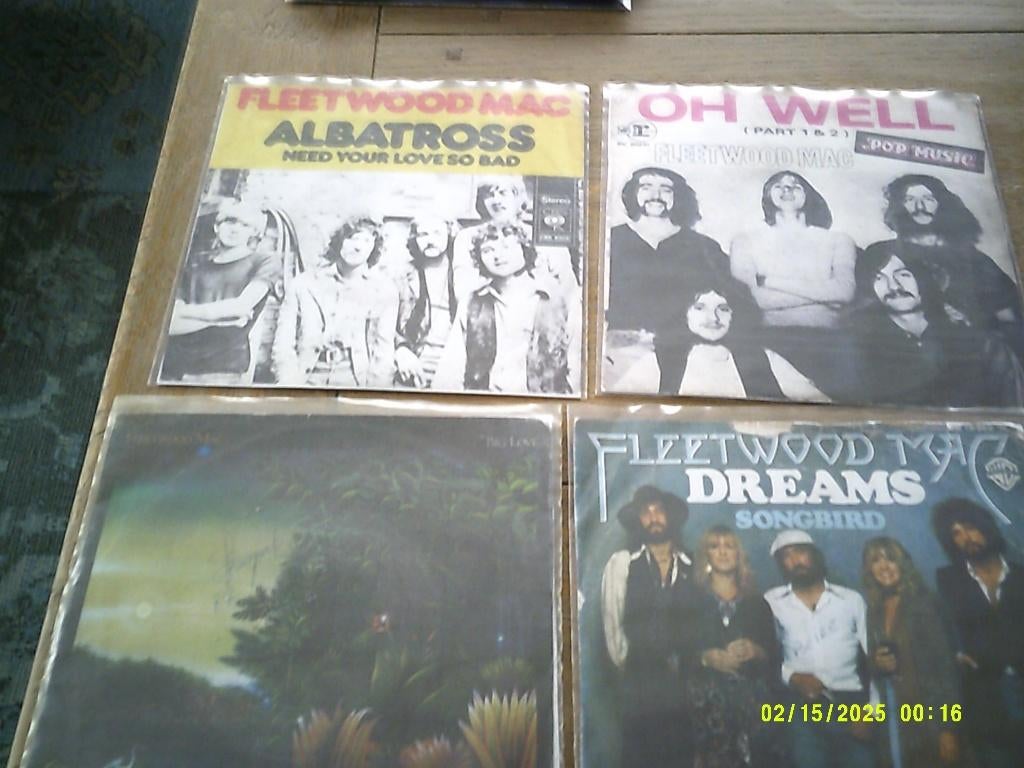 Fleetwood Mac - Vinylsingels./ Albatross --Oh Well.- Dreams-, Ophalen of Verzenden, Zo goed als nieuw, Overige formaten, Poprock