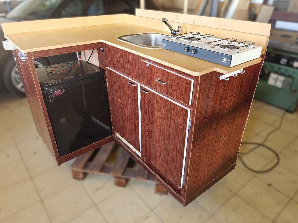 Camperkeuken, Ophalen, Gebruikt