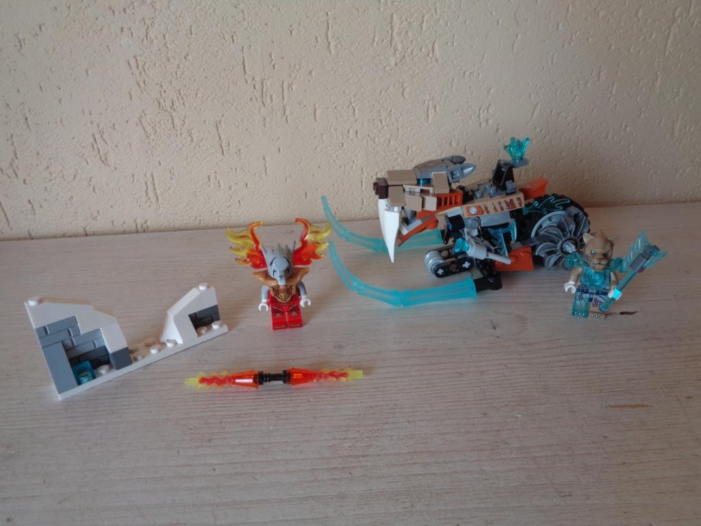 LEGO Chima Strainor’s Sabeltand Rider - 70220, Ophalen of Verzenden, Gebruikt, Complete set, Lego