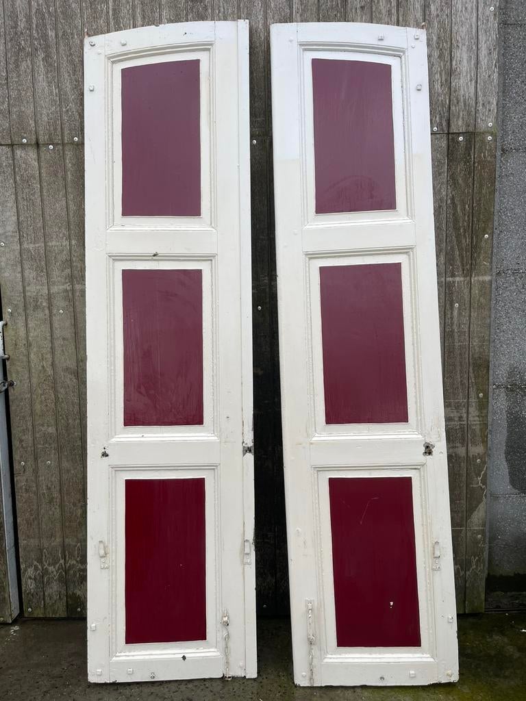 2 Oude hoge antiek binnendeuren-authentiek renovatieproject, Ophalen, Gebruikt, Minder dan 75 cm, 225 cm of meer
