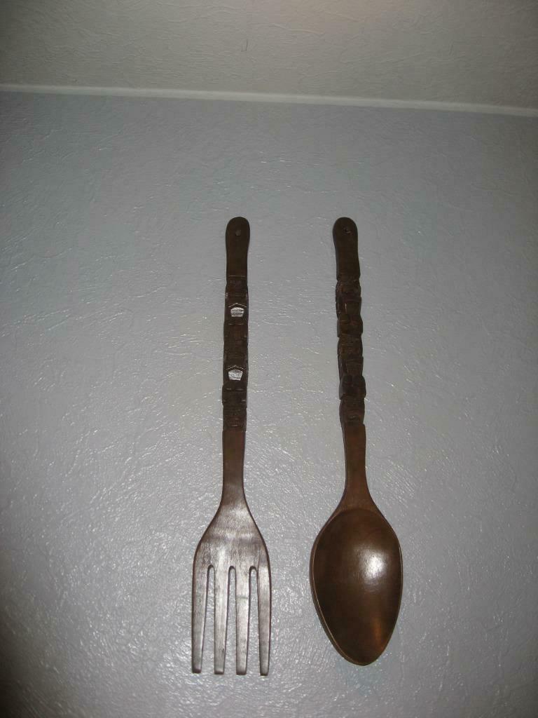 vork en lepel (hout), Ophalen
