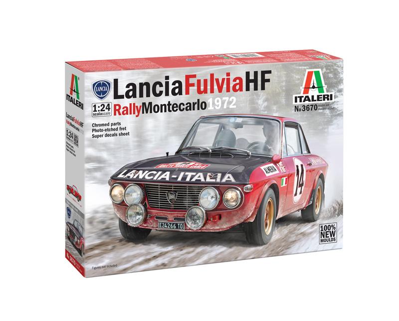 ITALERI 3670 LANCIA FULVIA HF rally Monté Carlo 1972 1/24, Groter dan 1:32, Nieuw, Ophalen of Verzenden, Italeri