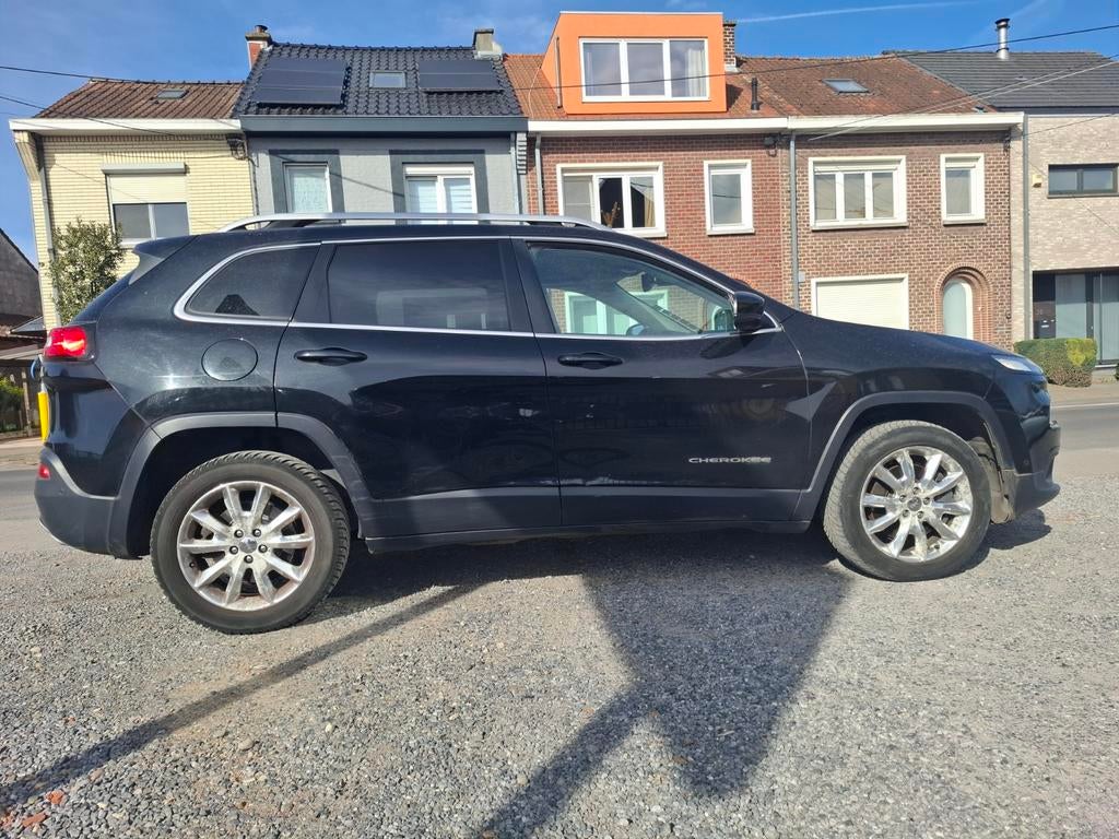 JEEP CHEROKEE 2.0 DIESEL 4X4 AUTOMATISCHE TRANSMISSIE, Auto's, Jeep, Automaat, Euro 5, 4 cilinders, Zwart