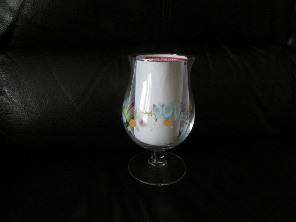 Origineel Duvel glas in goede staat, Ophalen of Verzenden, Zo goed als nieuw, Bierglas
