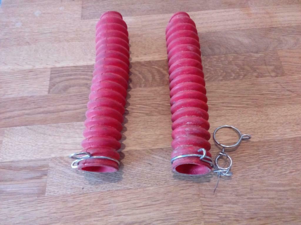 Soufflets de fourche rouge neufs, Enlèvement