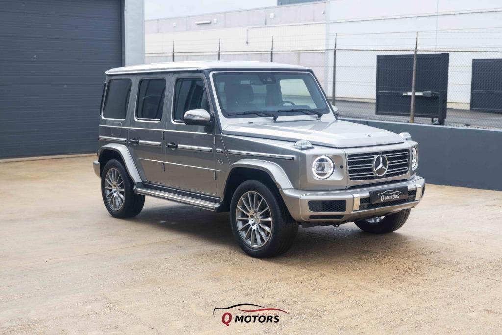 Mercedes-Benz G 500 AMG Line-ACC-LED-360, Autos, Mercedes-Benz, Cuir, Argent ou Gris, Achat, Euro 6