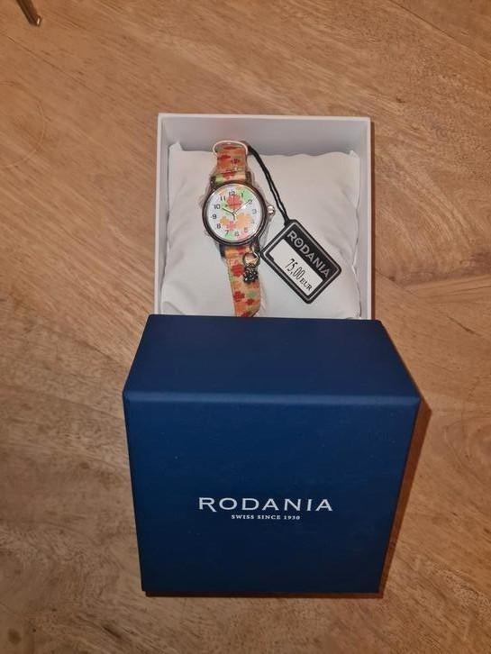 NOUVELLE montre Rodania pour enfants, Enlèvement ou Envoi, Neuf, Orange, Garçon ou Fille