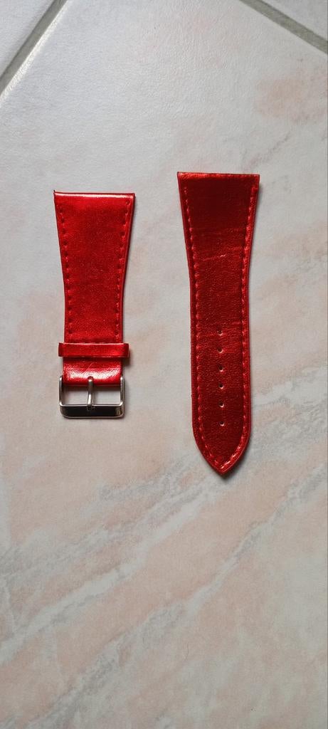 Bracelet de montre, Bijoux, Sacs & Beauté, Bracelets, Envoi, Neuf, Rouge, Synthétique ou Plastique