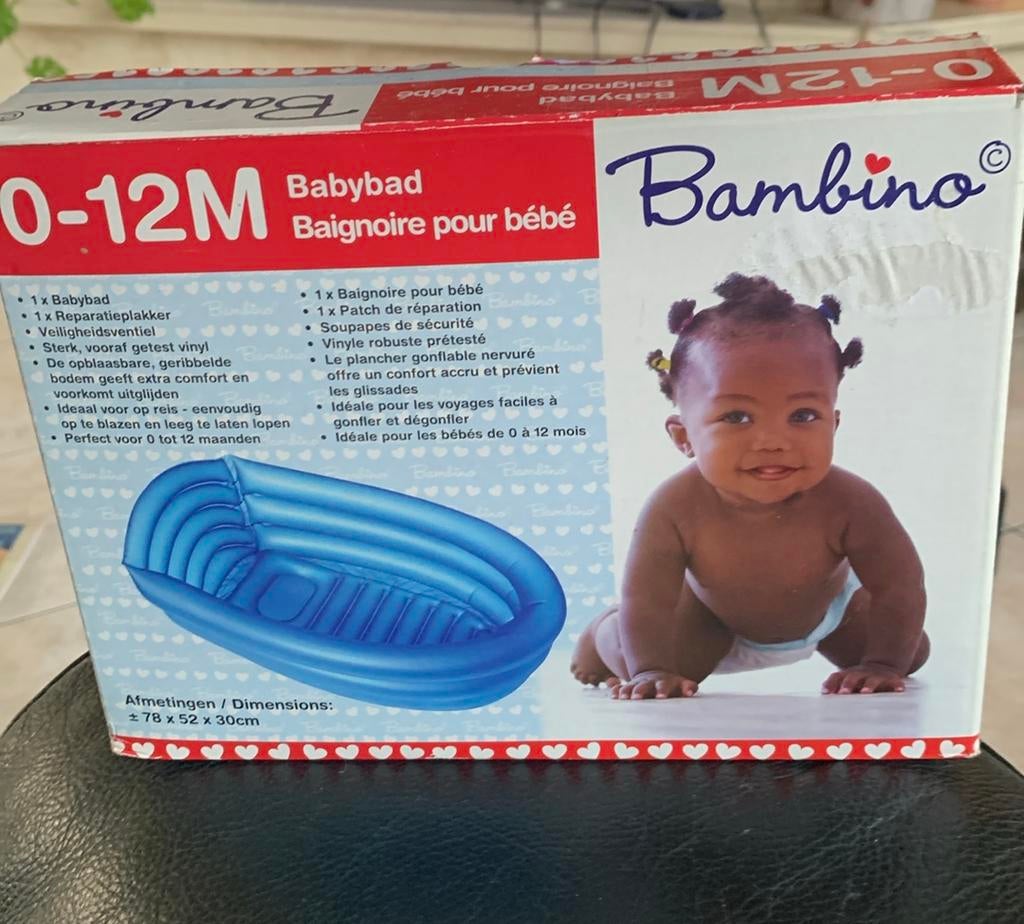Bambino opblaasbaar babybadje, Kinderen en Baby's, Speelgoed | Buiten | Opblaasfiguren, Zo goed als nieuw, Ophalen