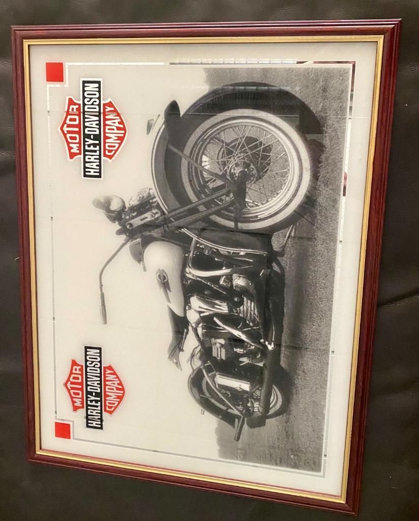 Prachtige vintage kader Harley Davidson, Enlèvement ou Envoi, Comme neuf