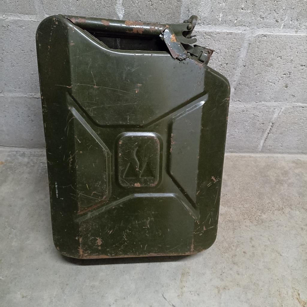 Professionnele benzine-/diesel jerrycan, 20 l, staal, Ophalen of Verzenden, Gebruikt