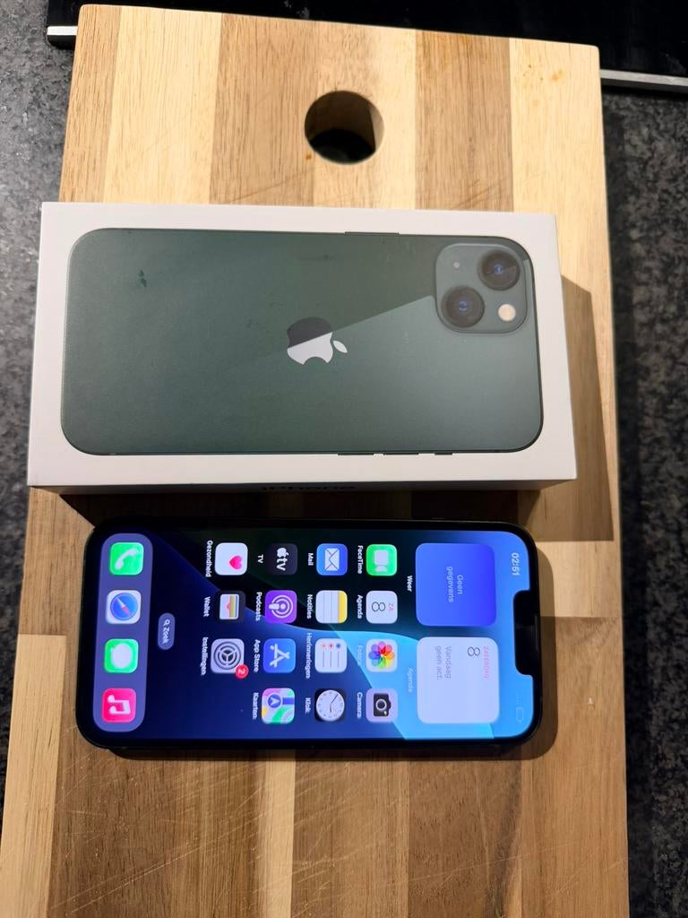 Iphone 13 groen reeds Nieuwe batterij, Telecommunicatie, Mobiele telefoons | Apple iPhone, Ophalen, Zo goed als nieuw, Groen, IPhone 13
