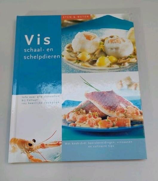 Livre de recettes sur le poisson et les fruits de mer + DVD, Enlèvement, Comme neuf