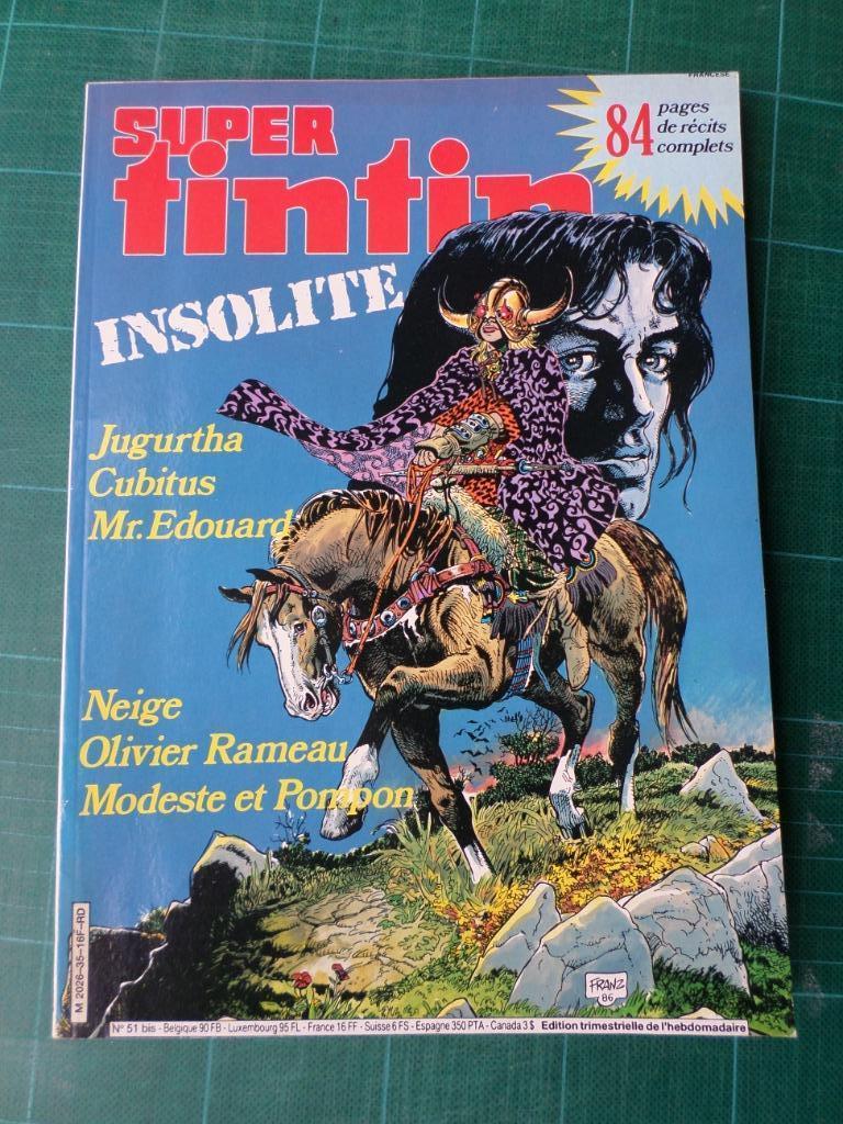 Super Tintin insolite - 1986 - 82 pages, Livres, Enlèvement ou Envoi, Une BD, Divers dessinateurs, Comme neuf