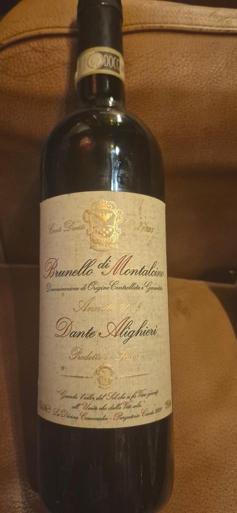 Dante Alighieri,Brunello di Montalcino, DOCG, 2008, Verzamelen, Zo goed als nieuw, Rode wijn, Vol, Italië