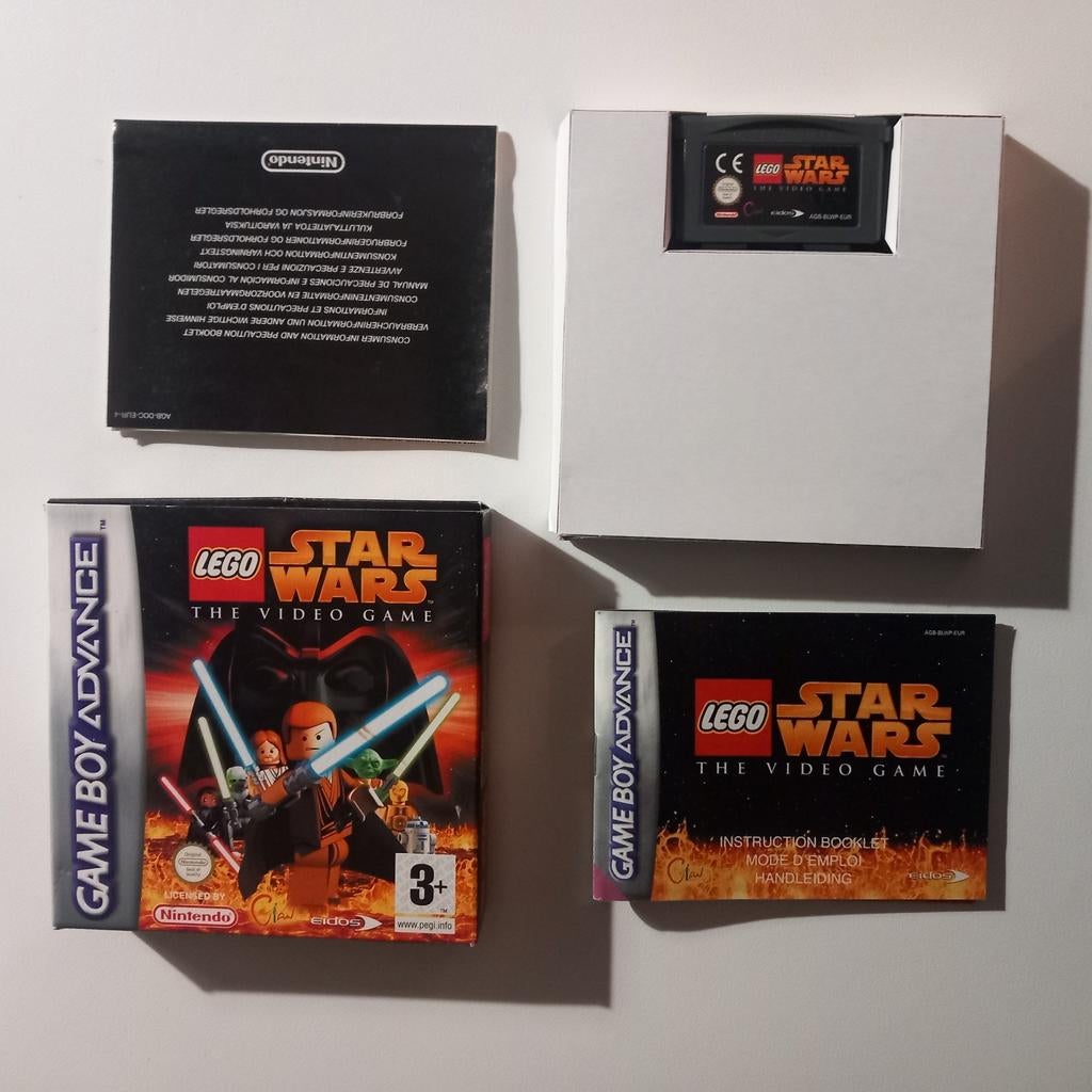 Star Wars Lego Nintendo gameboy advance pal, Games en Spelcomputers, Ophalen of Verzenden, Zo goed als nieuw