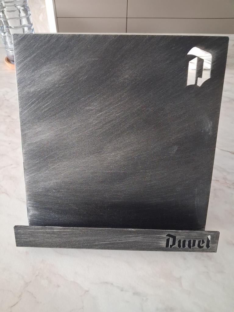 Duvel  houder kookboeken, Ophalen