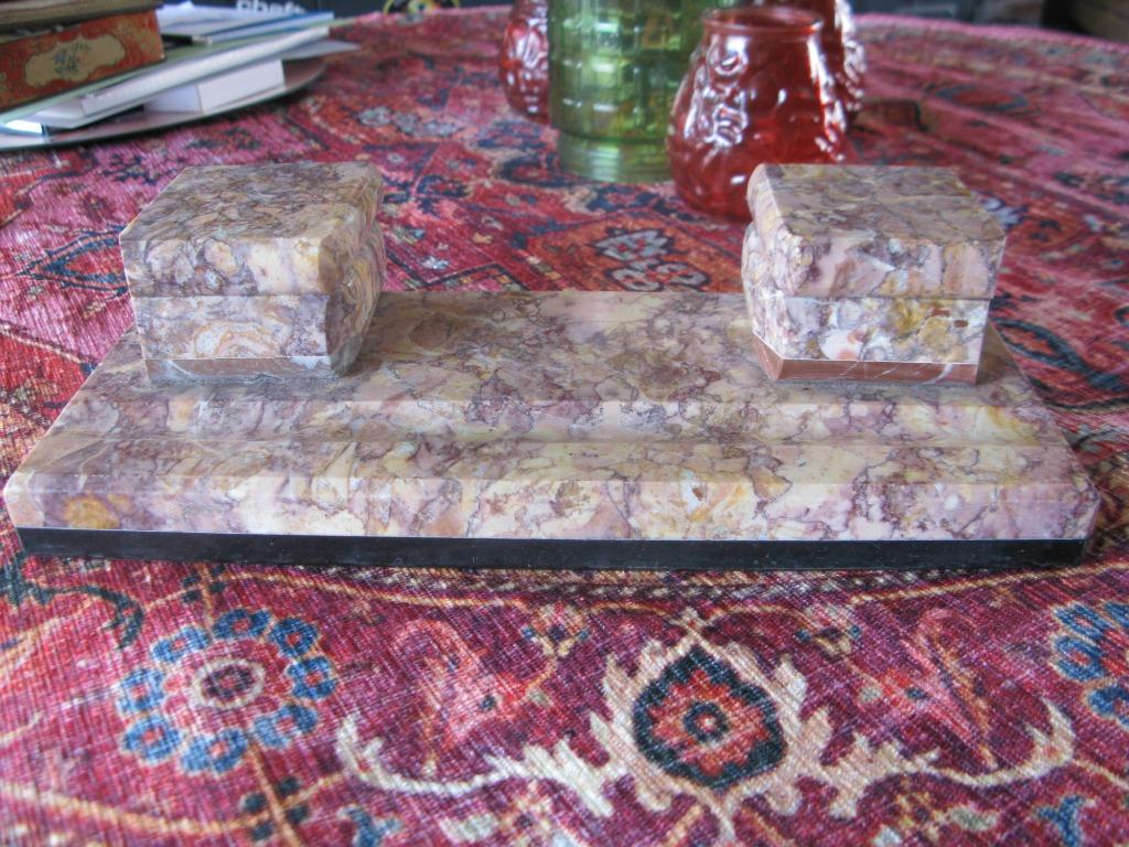Bouteille d'encre - set de bureau - marbre, Enlèvement