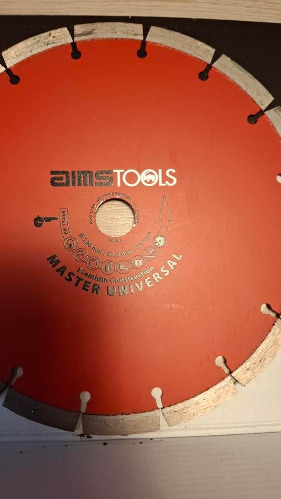 Diamantzaagblad ø230 mm/ 22.2 mm, Doe-het-zelf en Bouw, Ophalen, Nieuw, Overige typen