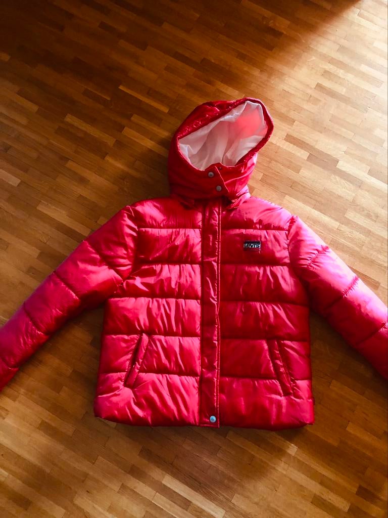 Veste d'hiver Levi's rouge (16 ans), Enlèvement, Comme neuf
