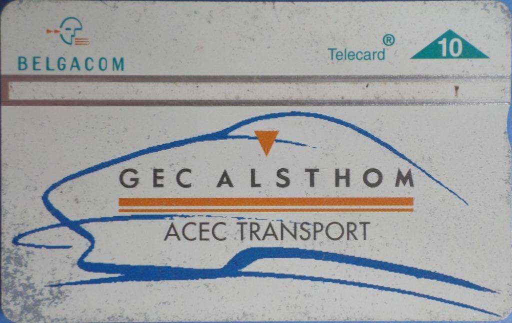 Télécarte Privée P563 Belge ACEC - GEC ALSTHOM, Ophalen