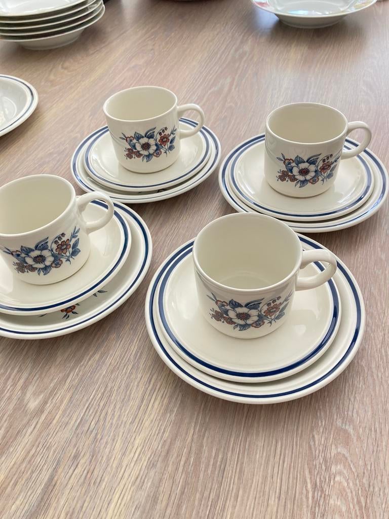 Set 4 sachets ALPINE ROSE BOWL, Staffordshire, Angleterre., Enlèvement ou Envoi