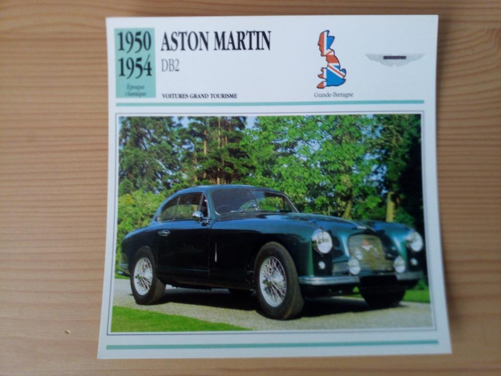 Aston Martin - Edito Service kaarten auto periode 1950-1992, Ophalen of Verzenden, Zo goed als nieuw, Auto's