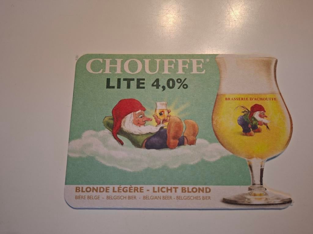 La Chouffe bierviltje Chouffe lite, Ophalen of Verzenden