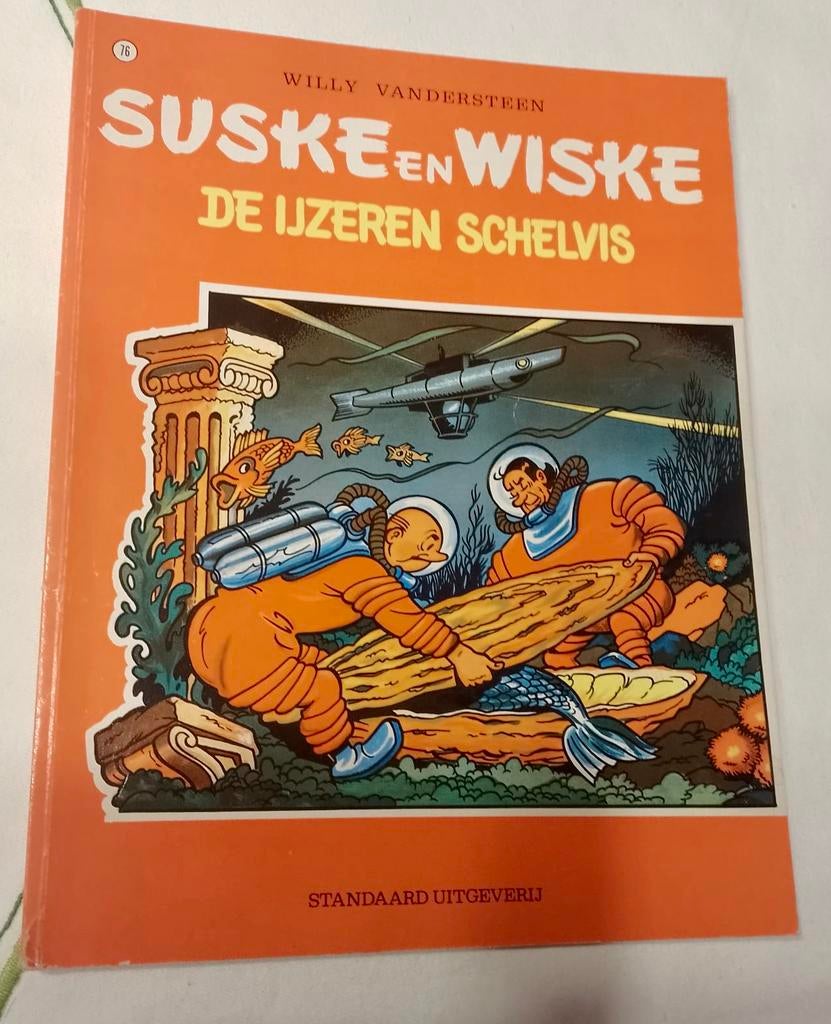 suske en wiske de ijzeren schelvis nr76, Boeken, Stripverhalen, Ophalen of Verzenden, Gelezen