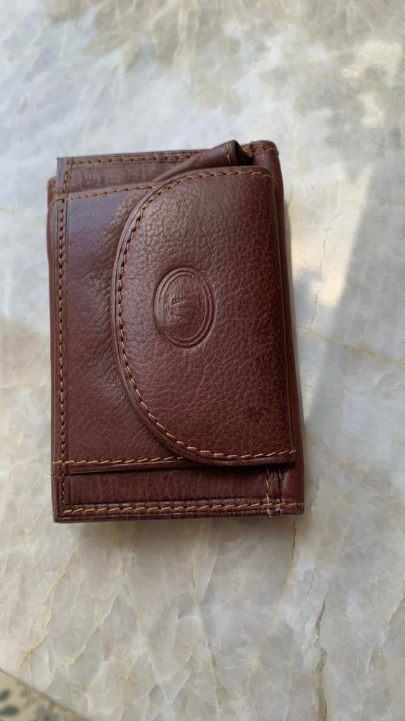 CARTIER portemonnee sleutelhanger, Handtassen en Accessoires, Ophalen, Gebruikt, Bruin, Leder