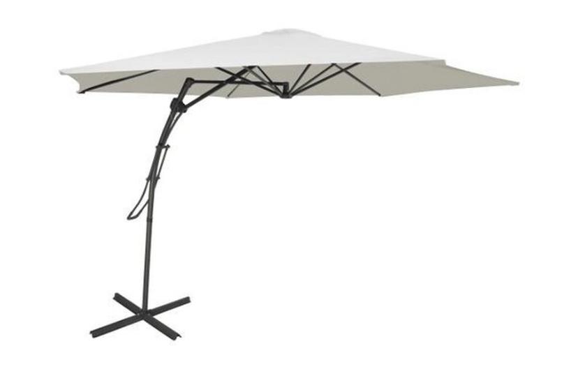 Zweefparasol NIEUW wit, Tuin en Terras, Ophalen, Nieuw, 3 tot 4 meter, Zweefparasol