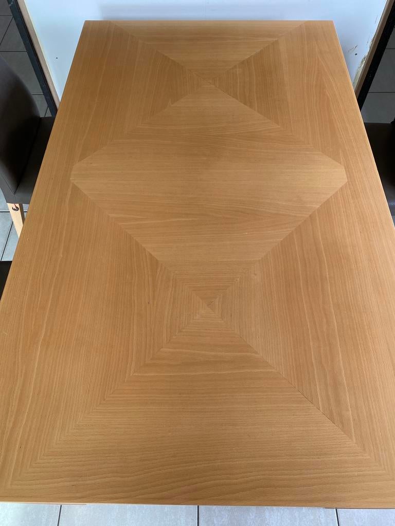 Eettafel in beuk, Huis en Inrichting, Tafels | Eettafels, Ophalen, 100 tot 150 cm, 50 tot 100 cm, Zo goed als nieuw