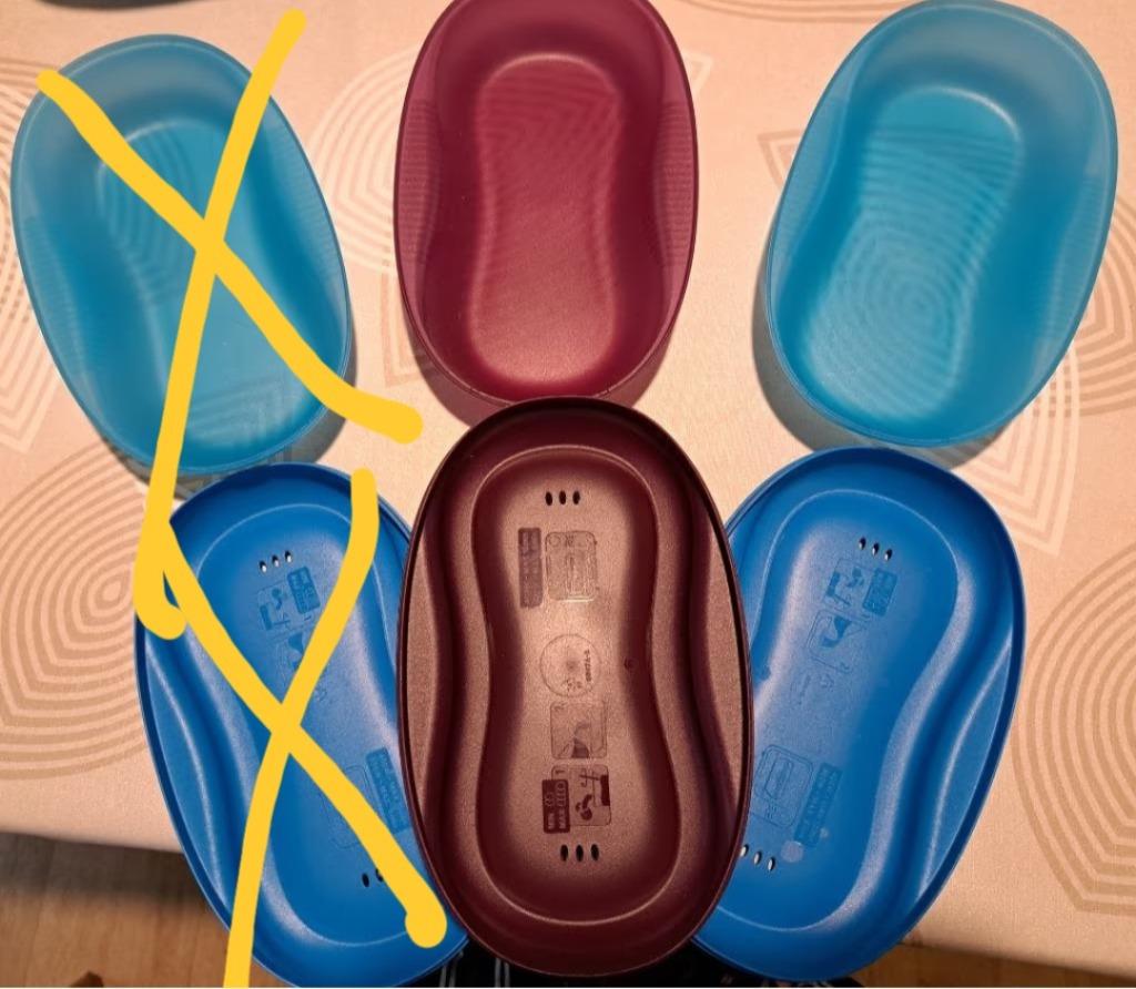 Microgolf Tupperware, Ophalen, Zo goed als nieuw, Blauw, Overige typen