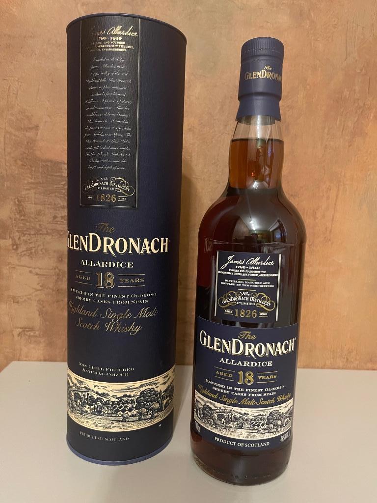 Glendronach Allardice 18 ans 2021, Collections, Vins, Envoi