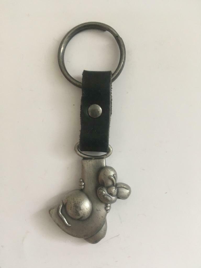 Diddl sleutelhanger letter J, Ophalen of Verzenden, Gebruikt, Merk