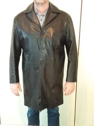 Veste homme en simili cuir XL, Ophalen, Max & Mary, Zwart, Maat 56/58 (XL)