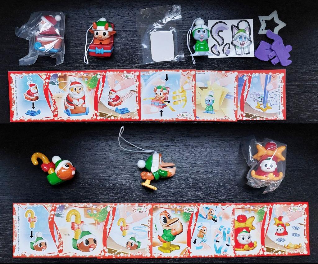 Complete serie Kerst Weihnachtshelfer serie TR 2012, Ophalen of Verzenden, Zo goed als nieuw, Hardplasticfiguren