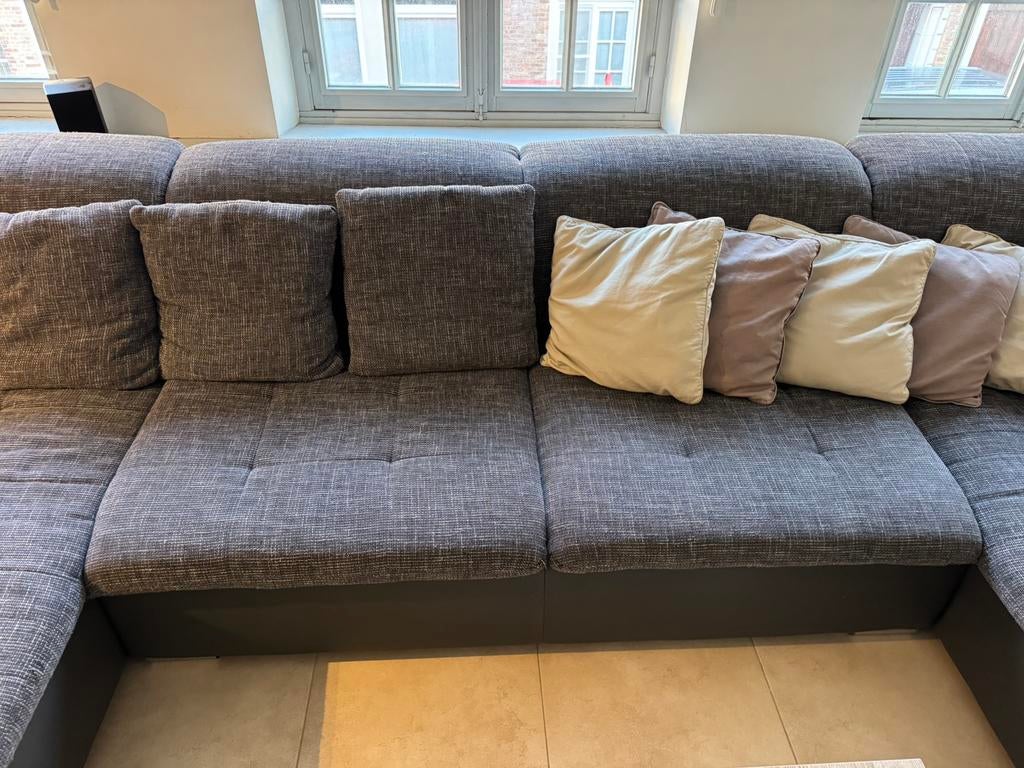 GRATIS: Zithoek zetel GROOT - afhaal 27-30 April, Huis en Inrichting, Ophalen, Gebruikt, Stof