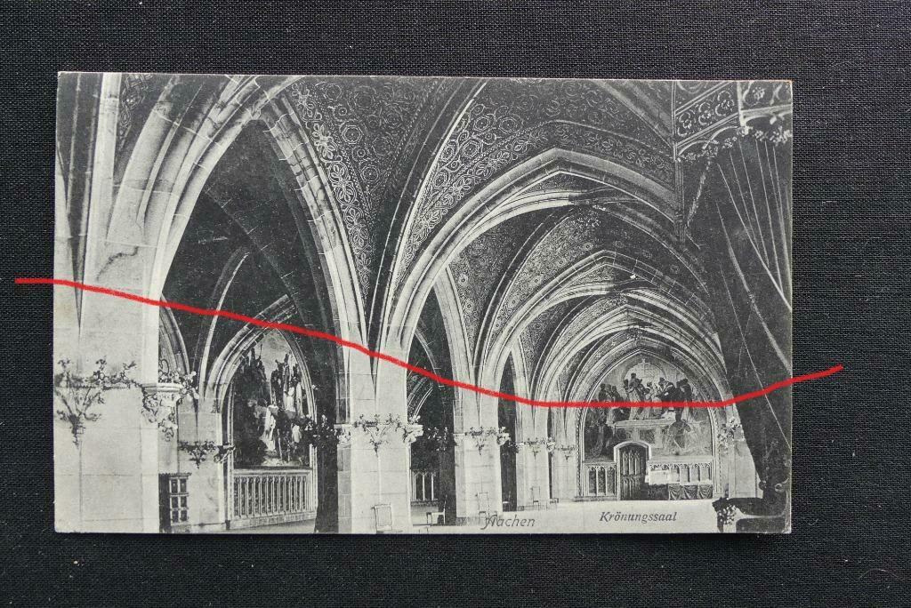 Postkaart 6/3/1916 Aachen 7/3/1914 Brussel, Ophalen of Verzenden, Voor 1920, Gelopen, Duitsland