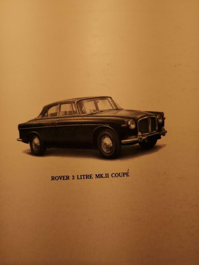 ONDERDELEN BOEK. ROVER MK1, MK2, Ophalen of Verzenden, Zo goed als nieuw