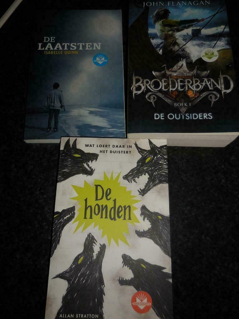 boek boektoppers: de laatsten en broederband, Boeken, Kinderboeken | Jeugd | 13 jaar en ouder, Zo goed als nieuw, Ophalen of Verzenden