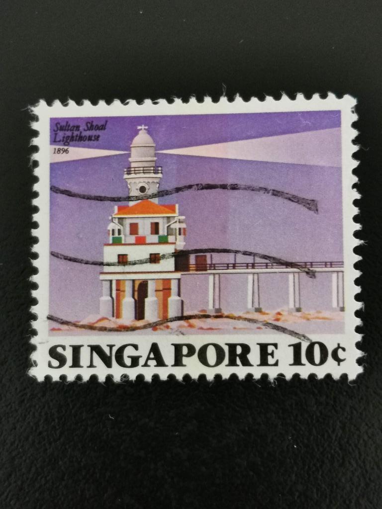 Singapour 1982 - Phare de Sultan Shoal - du BLOC 14, Enlèvement ou Envoi, Affranchi, Asie du Sud Est