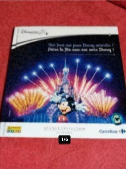 3 volledige panini boeken 2x Disney en 1x Smurfen 5-10€/stuk, Enlèvement ou Envoi, Utilisé, Image ou Affiche