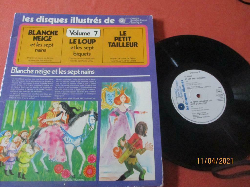 33 T. "BLANCHE NEIGE ET LES SEPT NAINS" ET AUTRES CONTES., CD & DVD, Enlèvement ou Envoi