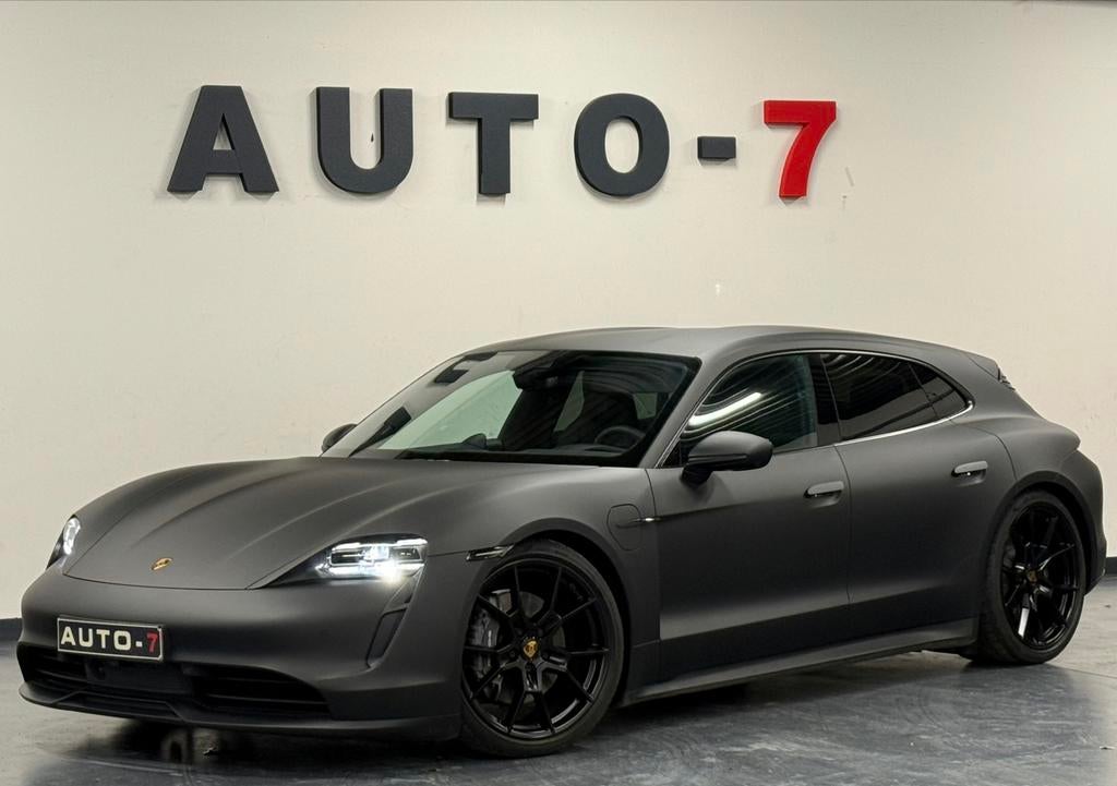 Porsche Taycan Sport Turismo 2022 93.4 kwh - BTW IN!, Zwart, Zwart, Leder, 5 deurs