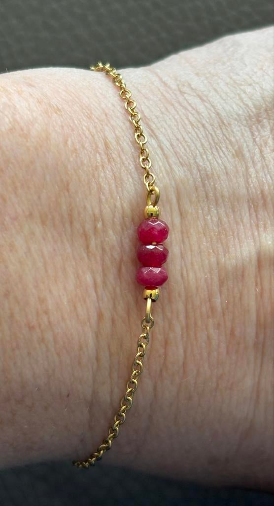 Nieuw, mooi armbandje van Alexandra Steinforth, Overige materialen, Nieuw, Ophalen of Verzenden, Met edelsteen