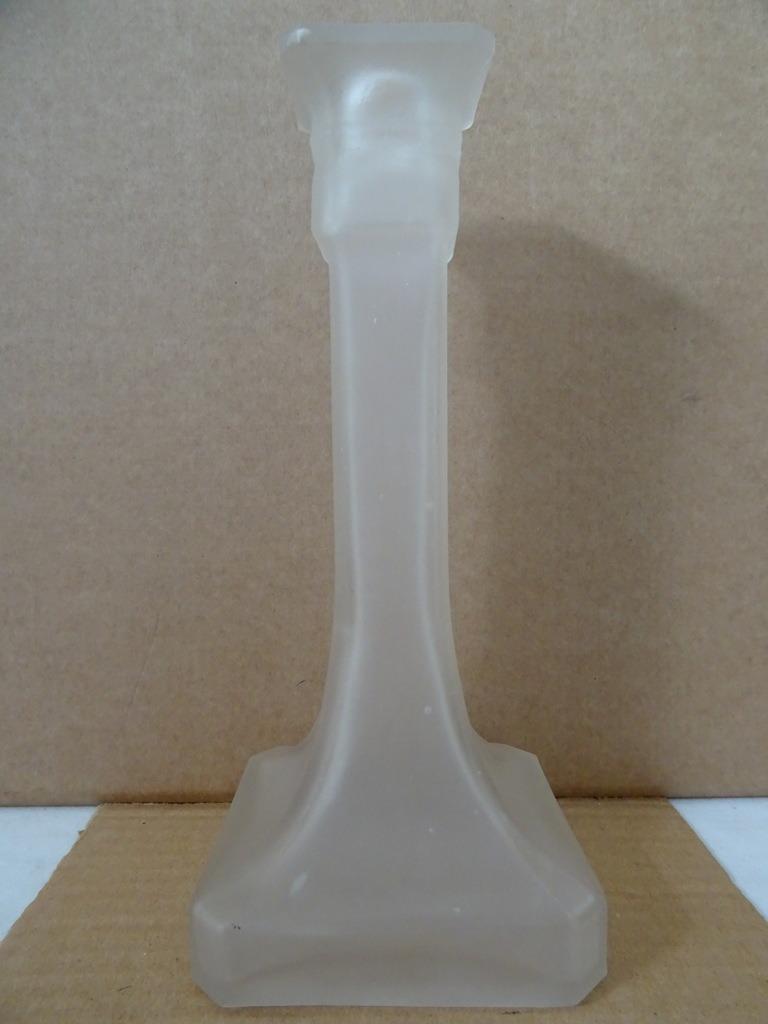 Chandelier design bougeoir Chandelier vintage en verre 19cm, Enlèvement ou Envoi, Comme neuf, Autres matériaux, Chandelier