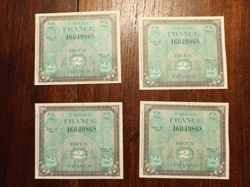 1944 REPLICA  US military Banknote 50 jaar landing van Norma, Verzamelen, Militaria | Tweede Wereldoorlog, Ophalen of Verzenden