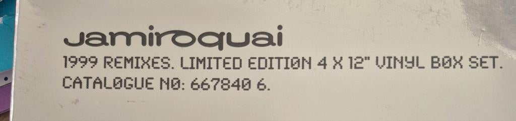 Jamiroqai - Remixes 1999 (4xvinyl boxset), Ophalen of Verzenden
