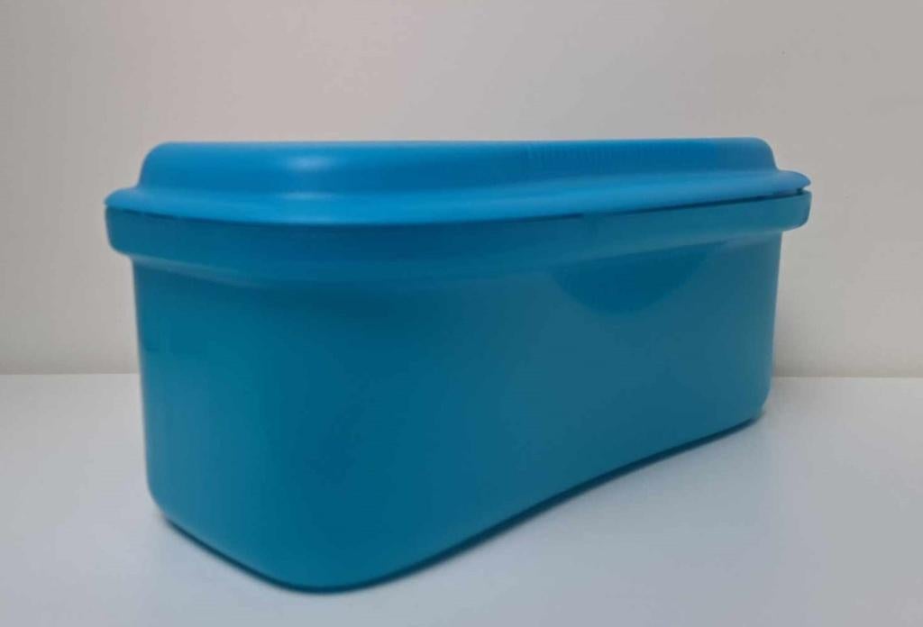 Tupperware™ « Pastakoker » 1,9 liter - blauw, Huis en Inrichting, Keuken | Tupperware, Ophalen of Verzenden, Gebruikt, Blauw, Bus of Trommel